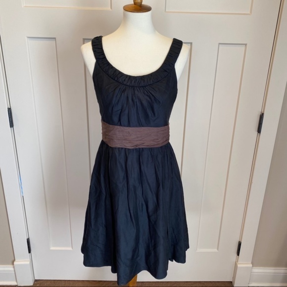 Fit & Flare silk blend sleeveless dress Size S